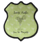 Margarita Lover Iron On Shield Patch C w/ Name or Text