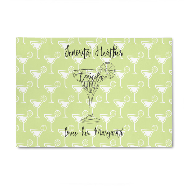 Custom Margarita Lover 4' x 6' Indoor Area Rug (Personalized)