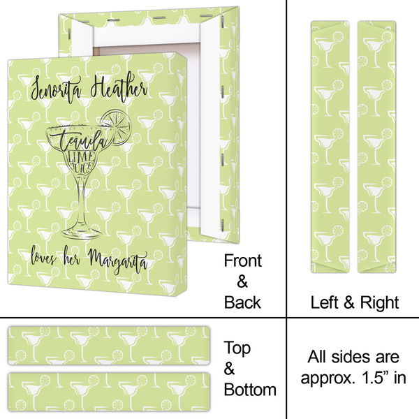 Margarita Lover 8x10 - Canvas Print - Approval