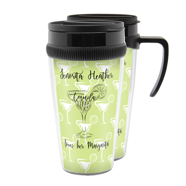 Custom Margarita Lover Acrylic Travel Mug (Personalized)