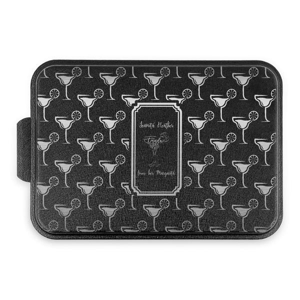Margarita Lover Aluminum Baking Pan - Black Lid - FRONT
