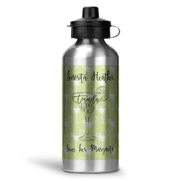 Custom Margarita Lover Water Bottle - Aluminum - 20 oz (Personalized)