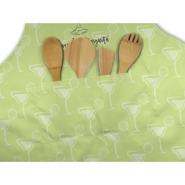 Margarita Lover Apron - Pocket Detail with Props