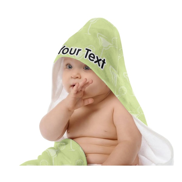 Margarita Lover Baby Hooded Towel on Child