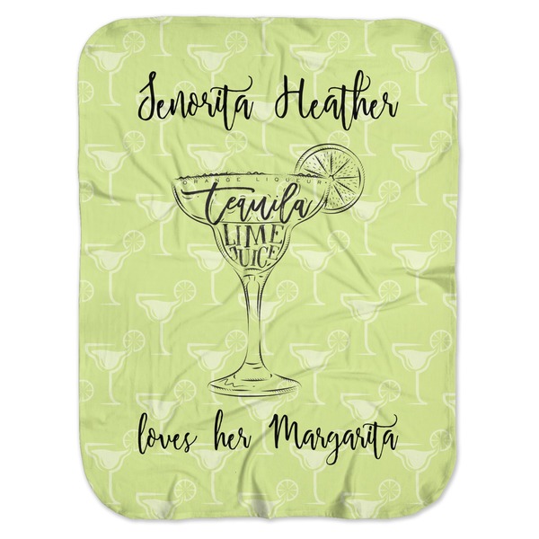 Custom Margarita Lover Baby Swaddling Blanket (Personalized)