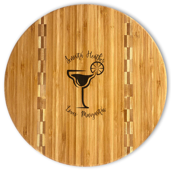 Custom Margarita Lover Bamboo Cutting Board (Personalized)