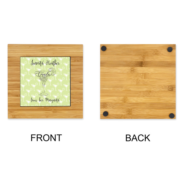 Margarita Lover Bamboo Trivet with 6" Tile - APPROVAL