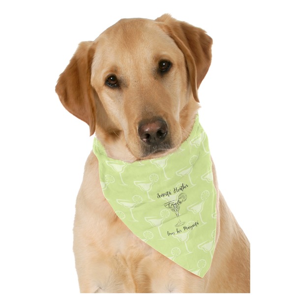 Custom Margarita Lover Dog Bandana Scarf w/ Name or Text