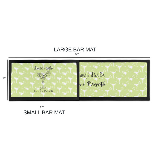 Margarita Lover Bar Mats - Sizing Chart