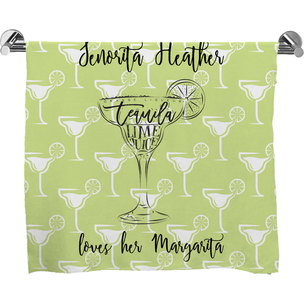 Custom Margarita Lover Bath Towel (Personalized)