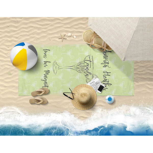 Margarita Lover Beach Towel Lifestyle