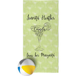 Margarita Lover Beach Towel (Personalized)