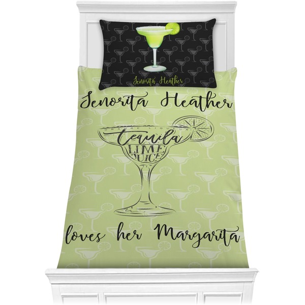 Custom Margarita Lover Comforter Set - Twin (Personalized)