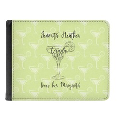 Margarita Lover Genuine Leather Men's Bi-fold Wallet (Personalized)