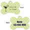 Margarita Lover Bone Shaped Dog ID Tag - Large - Approval