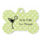 Margarita Lover Bone Shaped Dog ID Tag (Personalized)