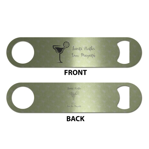 Margarita Lover Bottle Opener - Front & Back