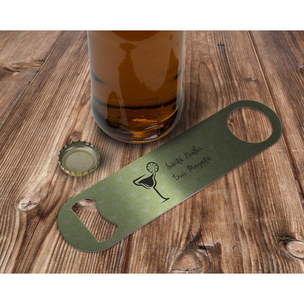 Margarita Lover Bottle Opener - In Use