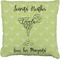 Margarita Lover Faux-Linen Throw Pillow 18" (Personalized)