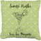 Margarita Lover Burlap Pillow (Personalized)