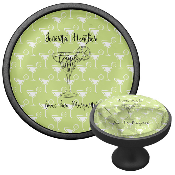 Margarita Lover Cabinet Knob - Black - Multi Angle