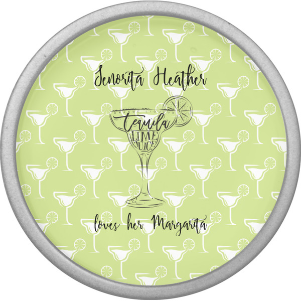 Margarita Lover Cabinet Knob - Nickel - Front