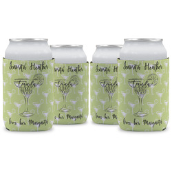 Margarita Lover Can Cooler (12 oz) - Set of 4 w/ Name or Text