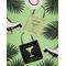 Margarita Lover Canvas Tote Lifestyle Front and Back- 13x13