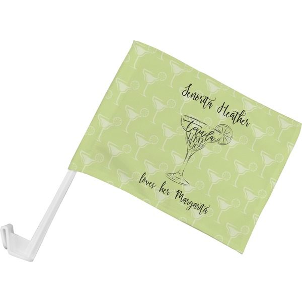 Custom Margarita Lover Car Flag - Small w/ Name or Text