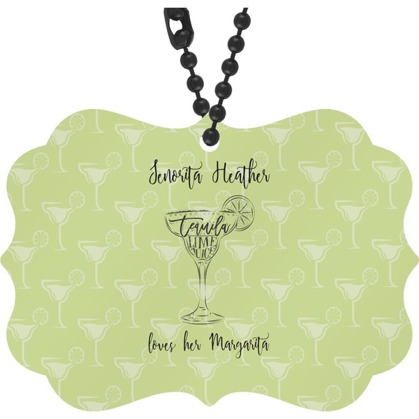 Custom Margarita Lover Rear View Mirror Charm (Personalized)