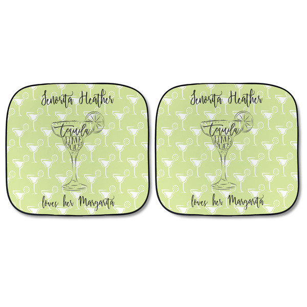 Margarita Lover Car Sun Shades - FRONT
