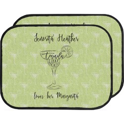 Margarita Lover Car Floor Mats (Back Seat) (Personalized)