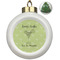 Margarita Lover Ceramic Ball Ornament - Christmas Tree (Personalized)