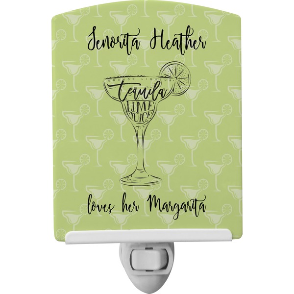 Custom Margarita Lover Ceramic Night Light (Personalized)