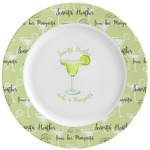 Margarita Lover Ceramic Dinner Plates (Set of 4) (Personalized)