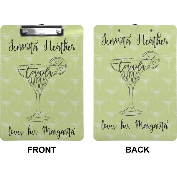 Margarita Lover Clipboard (Letter) (Front + Back)