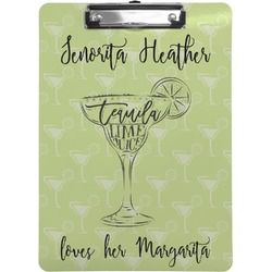 Margarita Lover Clipboard (Letter Size) (Personalized)