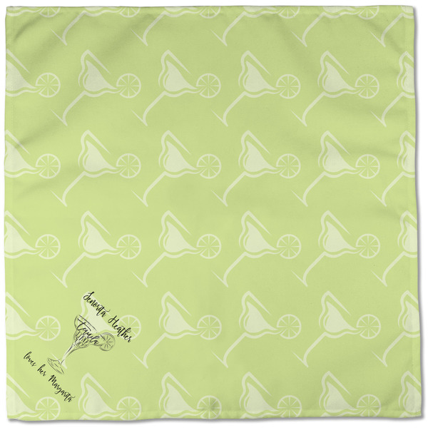 Margarita Lover Cloth Napkins - Personalized Dinner (Full Open)