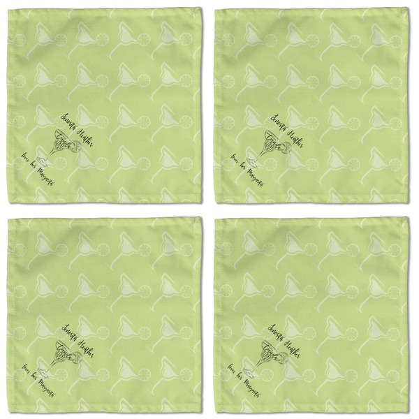 Margarita Lover Cloth Napkins - Personalized Lunch (APPROVAL) Set of 4