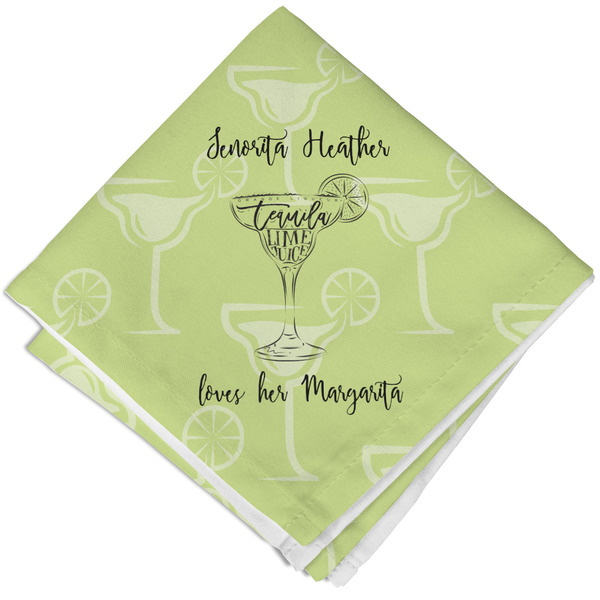 Custom Margarita Lover Cloth Napkin w/ Name or Text