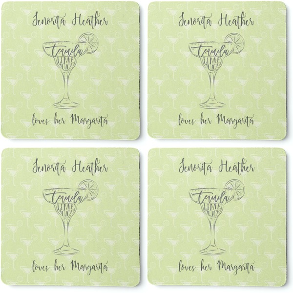 Margarita Lover Coaster Rubber Back - Apvl