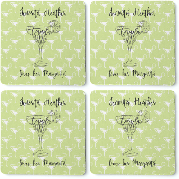 Margarita Lover Coaster Rubber Back - Apvl