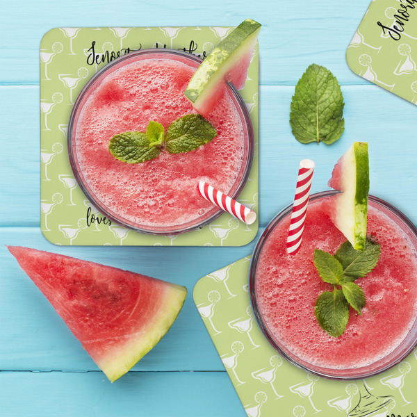 Margarita Lover Coaster Set - LIFESTYLE