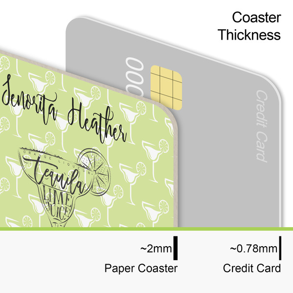 Margarita Lover Coaster Thickness