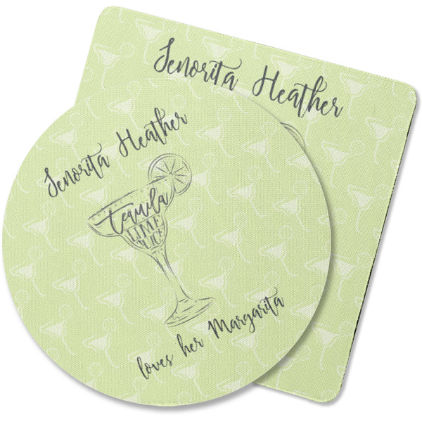 Custom Margarita Lover Rubber Backed Coaster (Personalized)