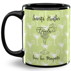 Margarita Lover 11 Oz Coffee Mug - Black (Personalized)