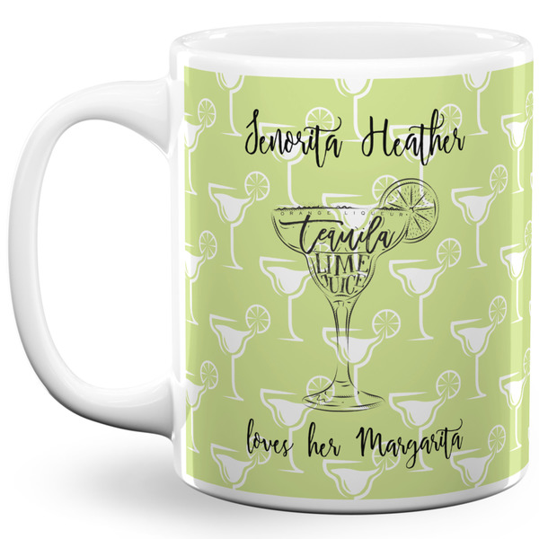Custom Margarita Lover 11 Oz Coffee Mug - White (Personalized)