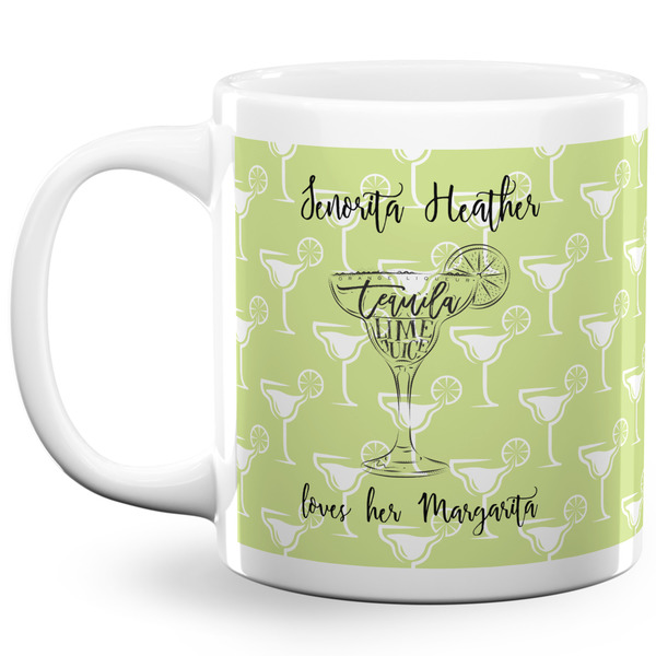 Margarita Lover Coffee Mug - 20 oz - White