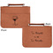 Margarita Lover Cognac Leatherette Bible Covers - Small Double Sided Apvl