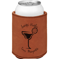 Margarita Lover Leatherette Can Sleeve - Double Sided (Personalized)
